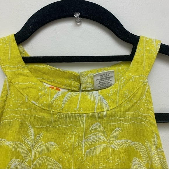 C&C California 100% Linen Palm Tree Dress - Picture 2 of 11